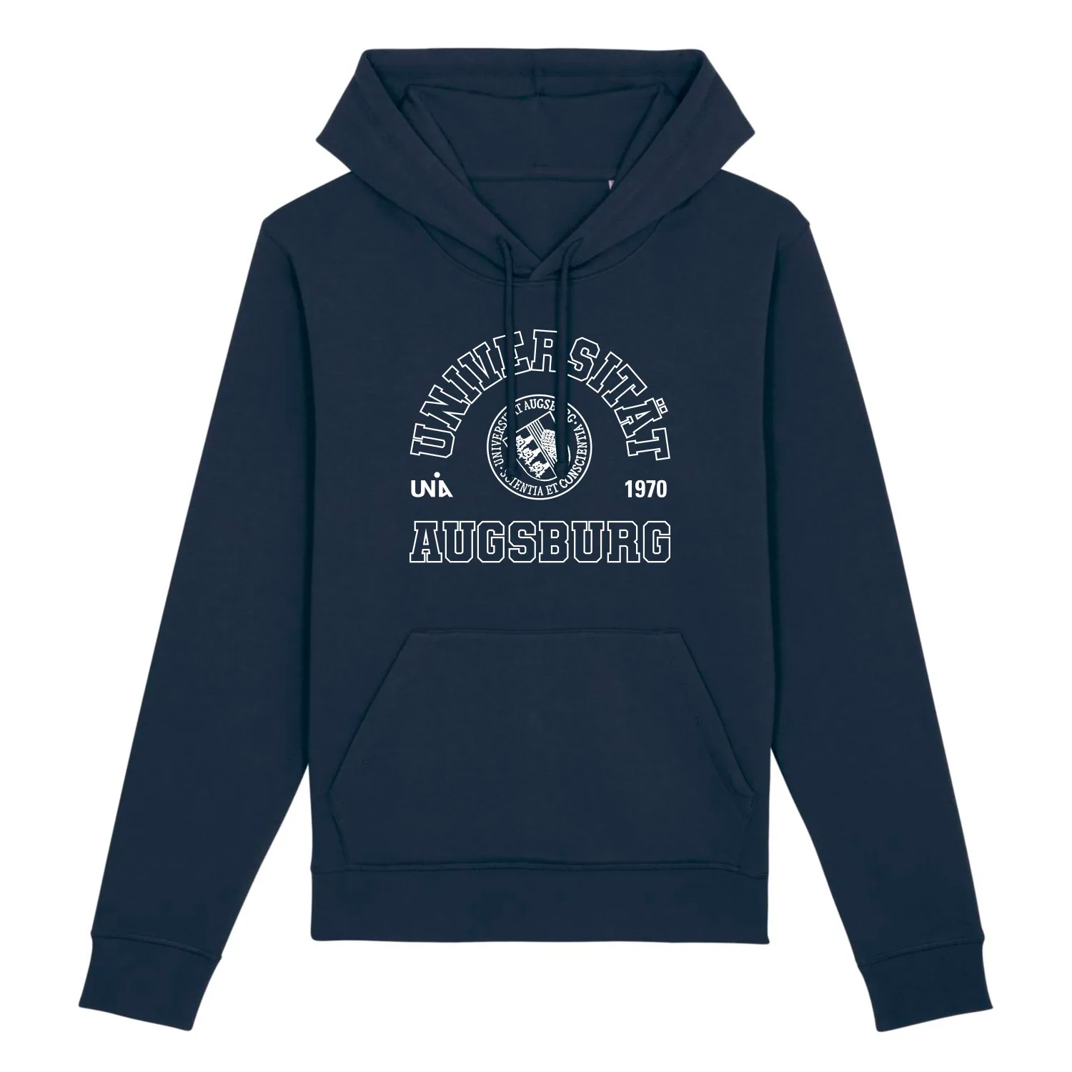 Bio Kapuzenpullover, marineblau