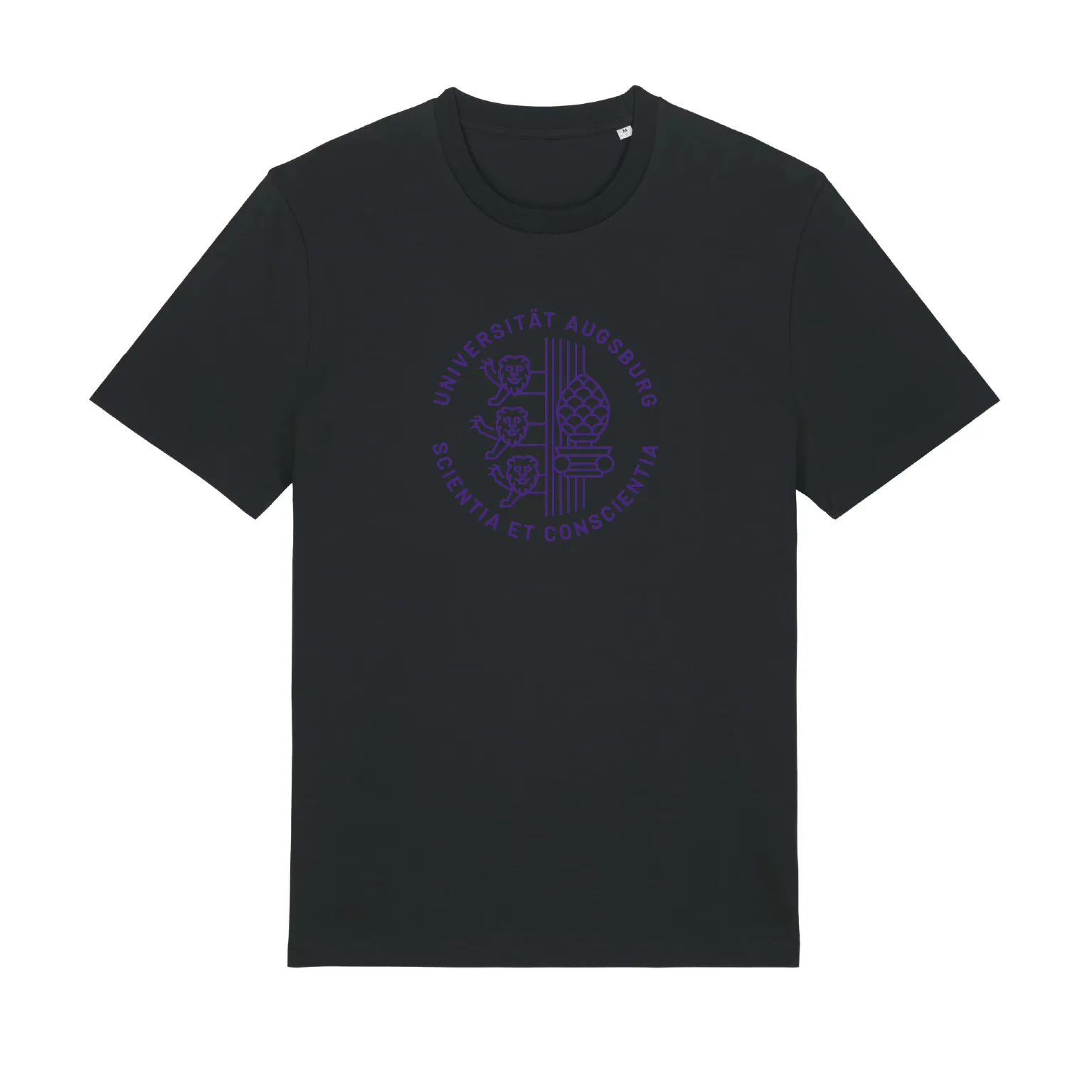 t-shirt college - black