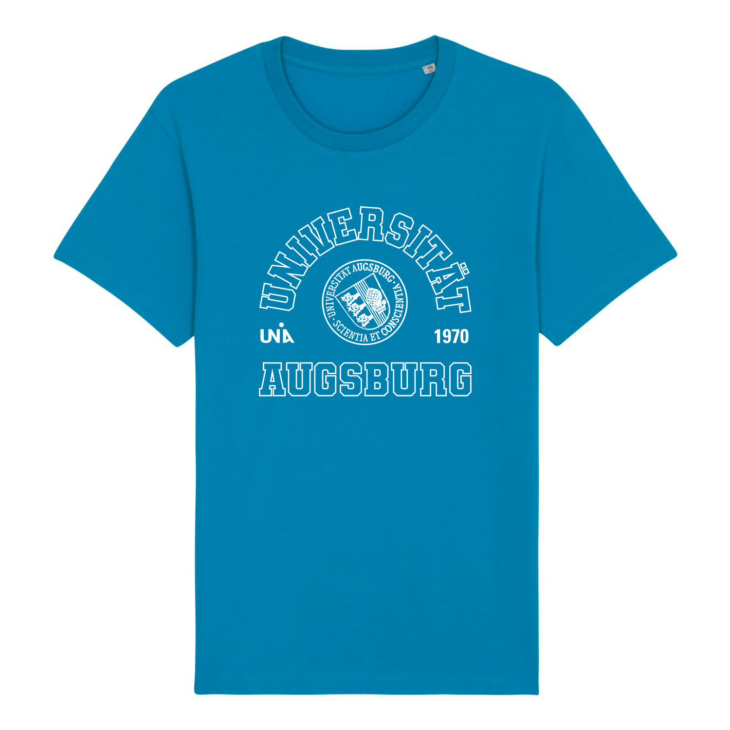 Bio T-Shirt, azurblau