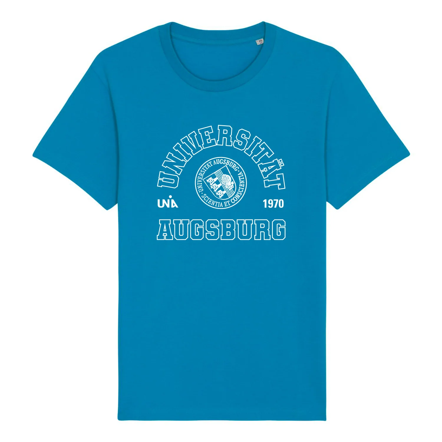 Bio T-Shirt, azurblau